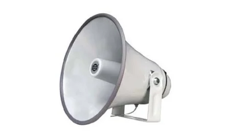 Altavoz Trompeta Steren Tc-1240 Para Interiores/Exteriores, 12″, Alambrico, 40W, Gris