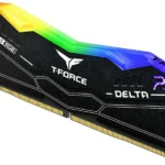 Memoria DDR5 16Gb 5200Mhz Teamgroup T-Force Delta Tuf Gaming Alliance, Ff3D516G5200Hc40C01, Rgb, Color Negro, ECC, Cl40, Xmp