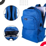 MOCHILA PARA LAPTOP 15.6″ TECHZONE TZ21LBP10 COURAGE/NYLON/POLIESTER/COLOR AZUL