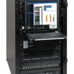 Gabinete 19" 24U Tripp Lite Sr24Ub Profundidad Media/Puertas Frontal Y Trasera Reversibles Y Con Cerradura/Color Negro