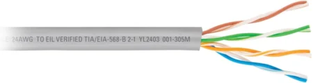 METRO DE CABLE SAXXON UTP CAT5E INTERIOR GRIS OUTP5ECCA305G-METRO