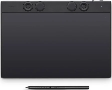 Tableta Digitalizadora Wacom Intuos Pro Medium/Bluetooth/5 Teclas Personalizables/215X163Mm/Color Negro/Ptk670K0A