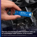 U. Estado Solido M.2 2Tb Wd Blue Sn5000/PCIE 4.0/NVMe/Wds200T4B0E