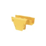 Accesorio En T Con Conexion Horizontal Y Bajada Vertical A 90º Panduit Frvt4X4Lyl Para Canaletas Fiberrunner 4X4/Color Amarillo