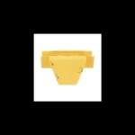 Accesorio En T Con Conexion Horizontal Y Bajada Vertical A 90º Panduit Frvt4X4Lyl Para Canaletas Fiberrunner 4X4/Color Amarillo