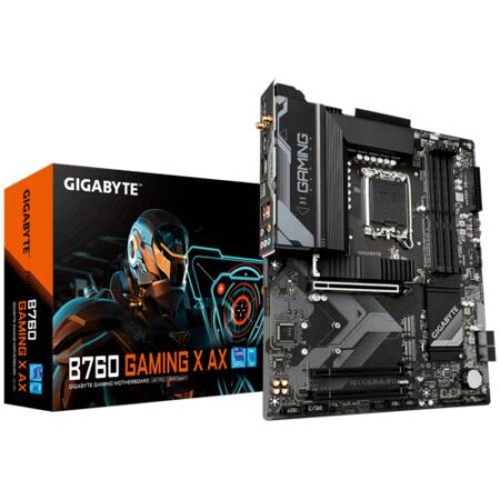 Tarjeta Madre Gigabye ATX B760 Gaming X Ax – DDR5, 256 Gd, S-1700, Para Intel