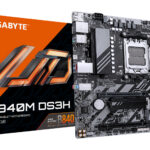 MB GIGABYTE B840M DS3H SOCKET AM5/4XDDR5/HDMI/DP/PCI-E 4.0/MICRO ATX