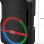 Bocina Inalambrica Kaiser Msa-7908Mx/Bluetooth/Color Negro/Microfono/ Control Remoto