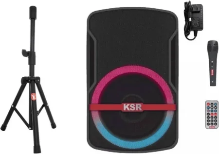 Bocina Inalambrica Kaiser Msa-7908Mx/Bluetooth/Color Negro/Microfono/ Control Remoto