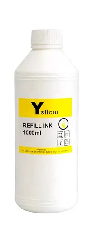 Botella De Tinta Universal Gold Generico Tin-Uni1Ltye/1 Litro/Para Epson/Canon/Brother/HP/Color Amarillo