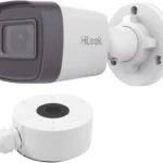 Camara Bala IP Hilook Ipc-B141H-C/Xsp/4Mpx/Lente 2.8Mm/Ir 20M/IP67/PoE/Dwdr/Caja De Conexion Ds-1280Zj-Xs