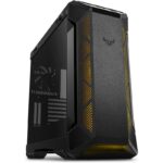 Gabinete ASUS Gt501 Tuf Gaming Case/Yel/Handle Mid-Tower/Eatx/USB 3.0/Aura Sync Rgb/Edicion Demon Slayer/Amarillo-Negro, 90Dc0015-B4800D