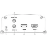 Codificador De Video Hikvision Ds-6701Hfhi/V Entrada HDMI O VGA/1 Entrada De Audio/Color Negro