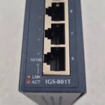 Switch Industrial 8 Puertos Gigabit Planet Igs-801T Diseñado Para Montaje En Pared Y Riel Din