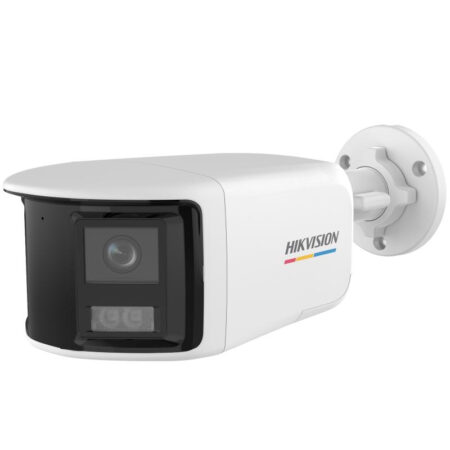 Camara Bala Turbohd Hikvision Ds-2Ce12Kf3Tp-Dls 3K/5Mpx/180°/40M Ir/IP67/Wdr/Colorvu+Panoramica+Dual Light
