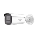 Camara Bala IP Hikvision Ds-2Cd2T47G3-Lis2Uy/Sl 4Mpx/Lente 4Mm/Dual Light + Colorvu 3.0 + Hikai/60 Mts Ir + Luz Blanca/Exterior IP67/Estrobo Luz Blanca/Metal/Acusearch