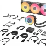 Enfriamiento Liquido Corsair Icue Link Titan 240 Rx LCD/2X120Mm/2100Rpm/Color Negro/Cw-9061022-Ww