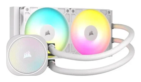 Enfriamiento Liquido Corsair Nautilus 240 Rs Argb/2X120Mm/2100Rpm/Color Blanco/Cw-9060094-Ww