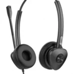Diadema Audifonos C/Microfono Alambricos Fanvil Ht302U/USB/1M/Color Negro/Binaudal/Para Telefonos IP Fanvil