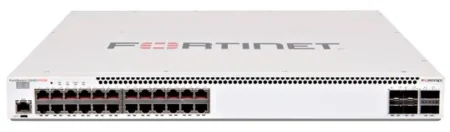 Switch Fortinet Fs-124F-Fpoe/24 Puertos PoE 10/100/1000Mbps/4 Puertos 10G Sfp+/Administrable/Color Blanco