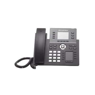 TELEFONO IP GRADO OPERADOR GRANDSTREAM GRP2613/3 LINEAS SIP CON 6 CUENTAS/PUERTOS GIGABIT/POE/PANTALLA A COLOR 2.4″/COLOR NEGRO