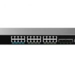 Switch Administrable Capa L3+, 24 Ptos Gigabit + 4 Sfp, PoE Hasta 360W De Salida, Compatible Con Gwn Cloud