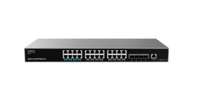 Switch Administrable Capa L3+, 24 Ptos Gigabit + 4 Sfp, PoE Hasta 360W De Salida, Compatible Con Gwn Cloud