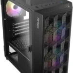 Gabinete Antec Nx200M/Mini Torre/Ventana De Cristal/Sin Fuente/3 Ventiladores Rgb/Color Negro/Micro-ATX/Mini-Itx/0-761345-81021-0