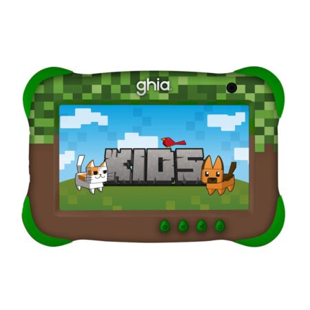 Tablet Kids Ghia Gk133P24 7″ 4Gb RAM/64Gb/Android 14/Color Verde Pixel