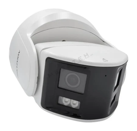 Camara Turret IP Hikvision Ds-2Cd2346G2P-Isu/Sl(C) 4Mpx/Lente 2.8Mm/Imagen Panoramica 180°/Ir 30M/IP67/Luz Intermitente/Alerta De Audio/Audio Bidireccional/Acusense/Wdr 120Db/MicroSD