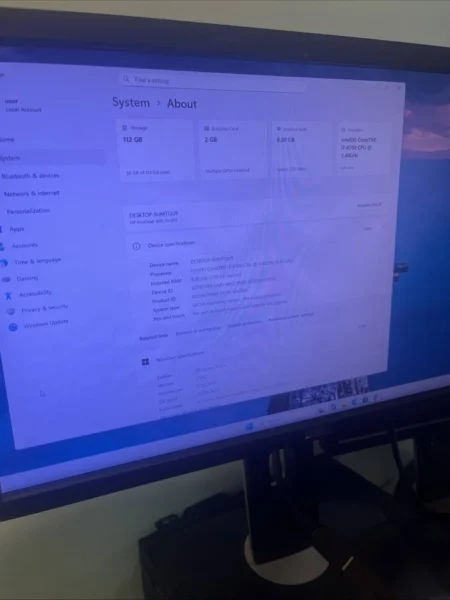HP 400G6PD SFF i59500 8GB/1TB PC Windows 10 Pro 64