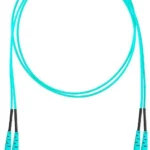 Jumper De Fibra Optica Multimodo Lc-Lc Duplex 10G, 50/125 Om3 Aqua 3M, Uoc-3