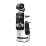 Robot Autonomo Keenon T10Ls/Para Servicio De Meseros Ubicado Por Slam/40Kg/4 Charolas/Color Blanco Con Negro