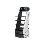 Robot Autonomo Keenon T9Ls/Para Servicio De Meseros Ubicado Por Slam/40Kg/4 Charolas/Sensor De Obstaculos/Color Blanco-Negro