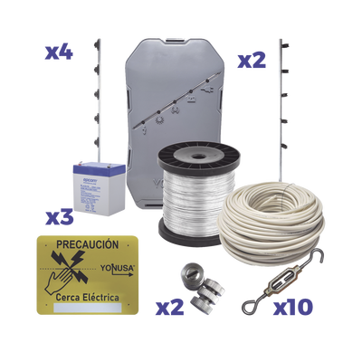 Kit Energizador Yonusa Sysng-Hs-25M-Kit Para 25 Metros De Proteccion