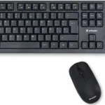 Kit Teclado Y Mouse Inalambrico Verbatim 32361/Teclas Silenciosas/Mouse De 6 Botones/Color Negro