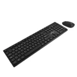 ##KIT TECLADO Y MOUSE INALAMBRICO PERFECT CHOICE ANTIDERRAMES, SILENCIOSO, COLOR NEGRO, PC-201281 (OPENBOX)