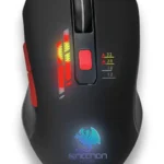 Mouse Gaming Necnon Ncgmhy01Rg USB 2.0 Alambrico 3200 Dpi, 6 Botones,Negro