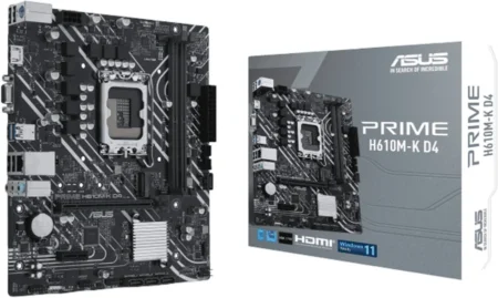 Mb ASUS Prime H610M-F WiFi D4 Socket Lga 1700/2Xddr4/HDMI/USB/Micro-ATX