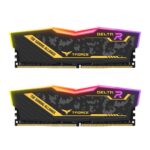 Memoria DDR4 16Gb (2X8Gb) 3200Mhz Delta Tuf Gaming Rgb, 1.35V Negro Non-ECC, Cl16, Xmp, Tf9D416G3200Hc16Cdc01