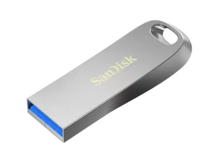 Memoria USB 3.2 32Gb Sandisk Sdcz74-032G-G46 Ultra Luxe/Lectura 150Mb/S/Color Metalica