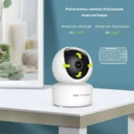 Camara De Vigilancia Con Monitor 5" Para Bebes/Con Dialogo 5Inch/Microfono/Color Blanco