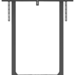 Montaje De Piso Movil Epcom Emfs1B1 Para Pantallas De 65" A 100"/Vesa 100X100 Hasta 1000X600/Carga Maxima Soportada 120Kg