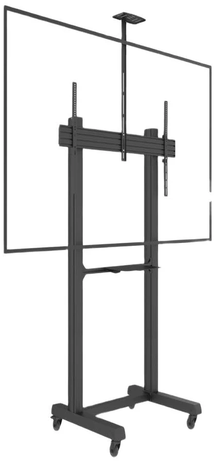 Montaje De Piso Movil Epcom Emfs1B1 Para Pantallas De 65″ A 100″/Vesa 100X100 Hasta 1000X600/Carga Maxima Soportada 120Kg