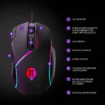 Mouse Primus Gaming Pmo-102 USB,Color Negro,Alambrico