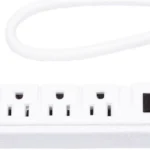 BARRA MULTICONTACTO SURTEK SYS-136221 CON SUPRESOR DE PICOS 450J/VOLTAJE DE ENTRADA 127VCA NEMA 5-15P/CON 6 SALIDAS NEMA 5-15R/COLOR BLANCO