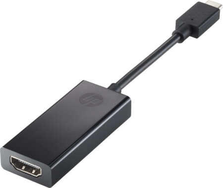 HP USB-C to HDMI Adapter adaptador gráfico USB Negro