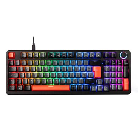 Naceb Teclado Mecanico Gamer Switch Rgb Red Phyton Na-0972G