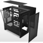 Gabinete Nzxt H3 Flow/Midi Tower/Ventana/Sin Fuente/1 Ventilador F120Q/Color Negro/Factor Micro-ATX/Mini-Itx/Cc-H31Fb-01