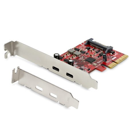Tarjeta PCI Express Startech Pexusb312C3/USB 3.1/2Puertos USB-C/Hasta 10Gbps